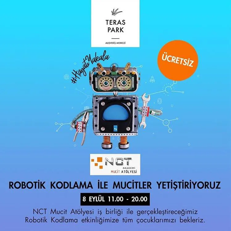 Teras Park’ta robotik kodlama ile mucitler yetiştiriyoruz!