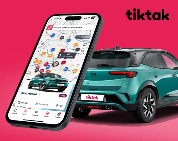 Tiktak'tan Araç Kiralamada %25 İndirim Fırsatı