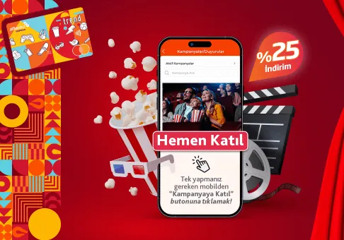 Trend Kredi Kart ile Sinema Keyfine %25 İndirim! Sinema Harcamalarınızda Büyük Tasarruf