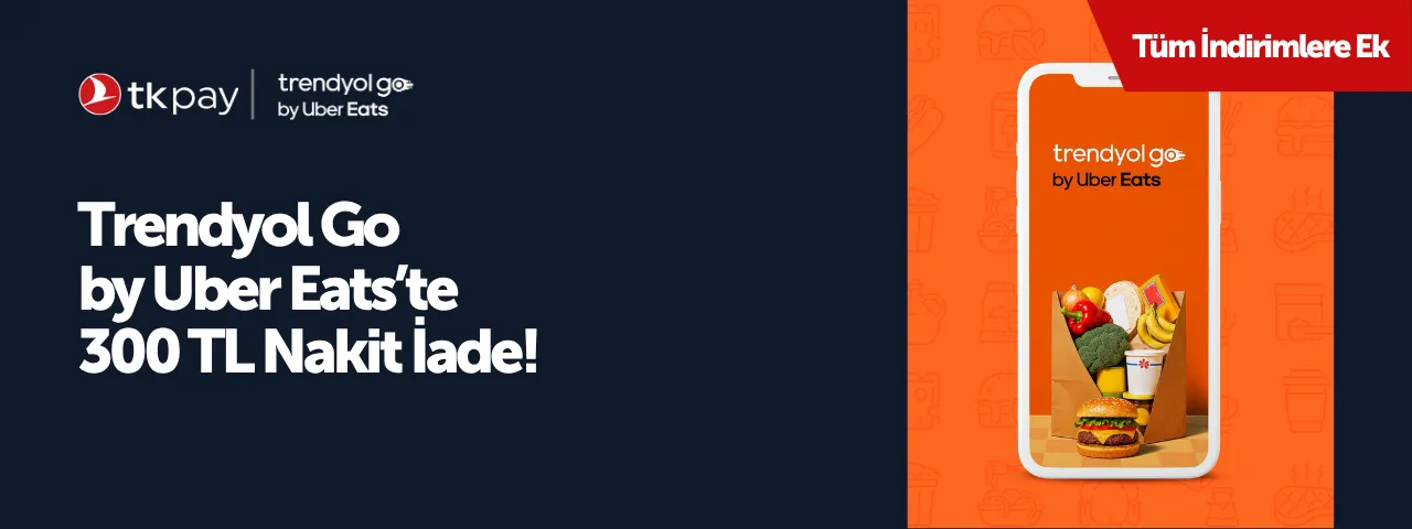 Trendyol Go'da Kaçırılmayacak Fırsat: 300 TL Nakit İade Avantajı!