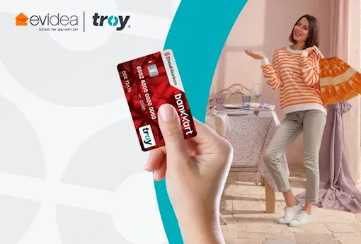 TROY Kartla Evidea'da Büyük İndirim Fırsatı: 1.500 TL'ye 300 TL Kazan!