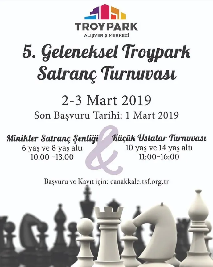 5. Geleneksel Troypark Satranç Turnuvası