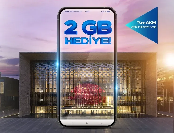 Türk Telekom Prime ile AKM Etkinliklerinde 2 GB İnternet Avantajı! ✨