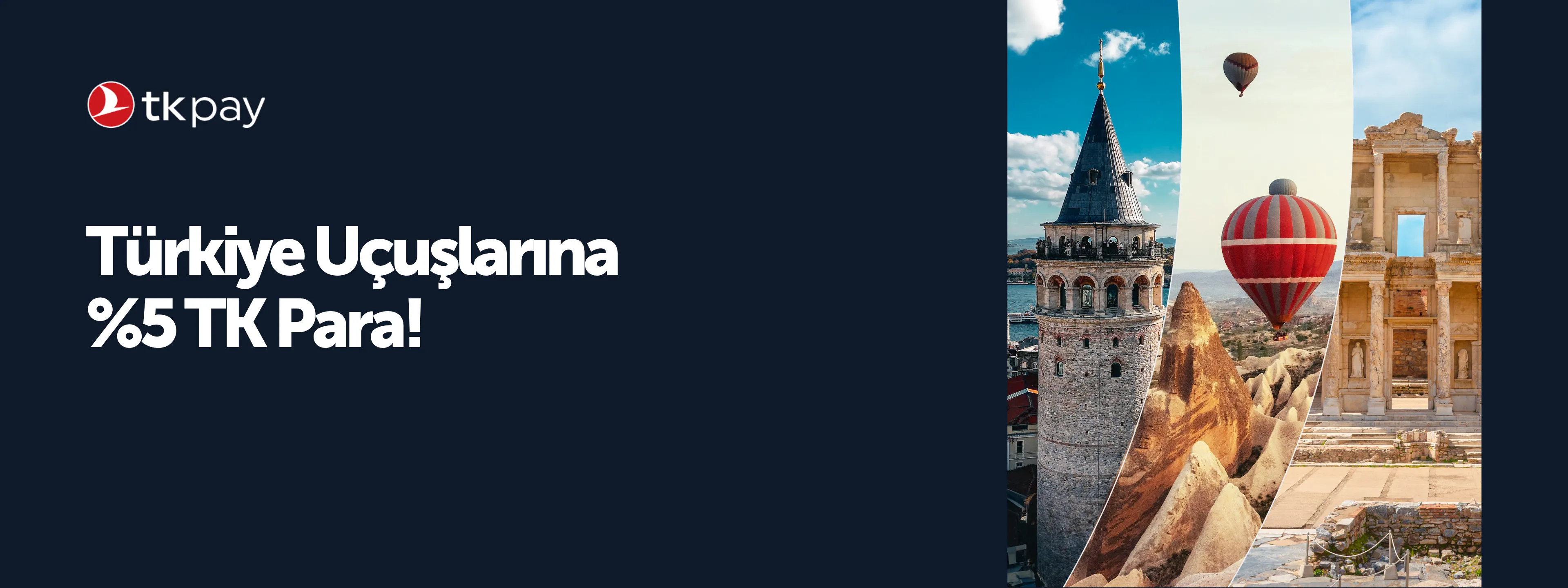 Türkiye Uçuşlarında %5 TK Para Kampanyası