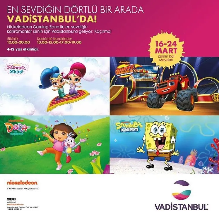 En Sevdiğin Dörtlü Bir Arada Vadistanbul'da!