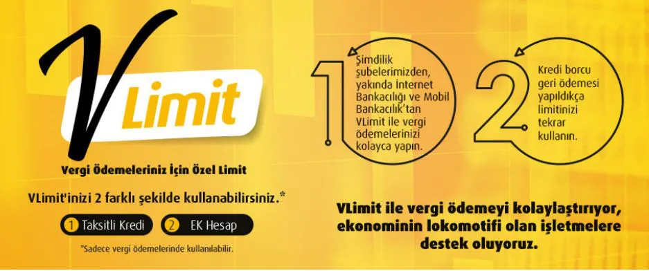 Vakıfbank'tan MTV ödemeleriniz için VLimit ile 6 taksit fırsatı!