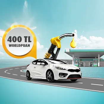 Vakıfkart Akaryakıt Kampanyası: 400 TL Worldpuan!