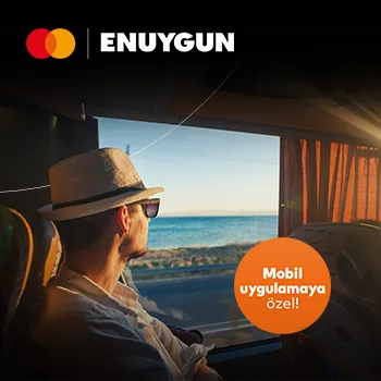 Vakıfkart ile Enuygun'da Otobüs Bileti Alana İndirim