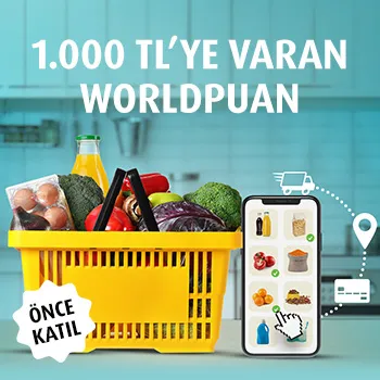Vakıfkart ile Gıda Alışverişinde Worldpuan Kampanyası