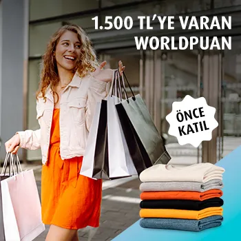Vakıfkart ile Giyim Alışverişinde Worldpuan Kampanyası