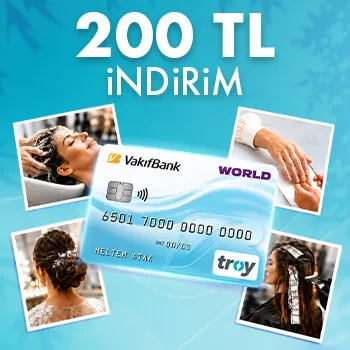 Vakıfkart ile Güzellik Salonlarında İndirim!