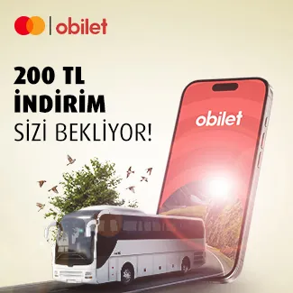 Obilet Mobil'de Kaçırılmayacak Fırsat: Vakıfbank Mastercard ile 200 TL Otobüs Bileti İndirimi!