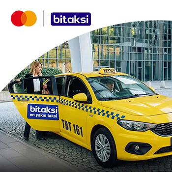 Vakıfkart ile Mastercard ile Bitaksi'de 350 TL indirim kuponu!