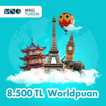 Vakıfkart ile MNG Turizm Kampanyası: 8.500 TL Worldpuan