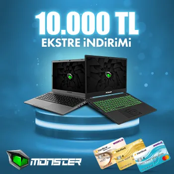 Vakıfkart ile Monster'da İndirim Fırsatı!