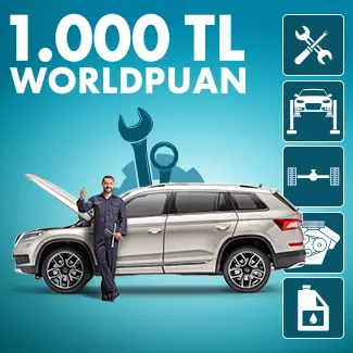 Vakıfkart Otomotiv Kampanyası: Lastik, Yedek Parça & Bakımda Worldpuan