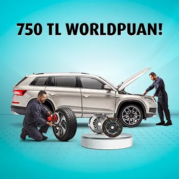 Vakıfkart Otomotiv Kampanyası: 750 TL Worldpuan!