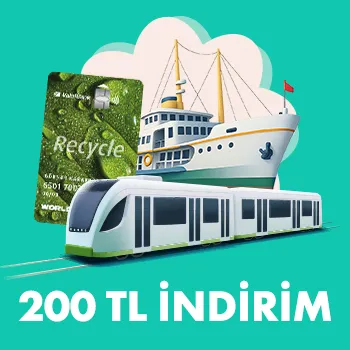 Toplu Taşımaya %50 İndirim: VakıfBank Recycle Card'la Kampanyadan Yararlanın!