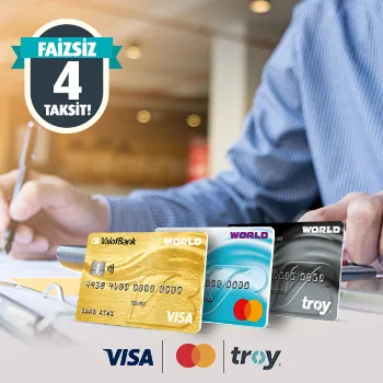 Vakıfkart Vergi Harcamaları İçin 4 Ay Taksit!