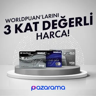 Vakıfkart ile Worldpuan Kampanyası: 3 Kat Değerli Harca!