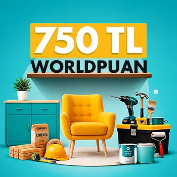 Vakıfkart ile Yapı Markette Worldpuan Kampanyası
