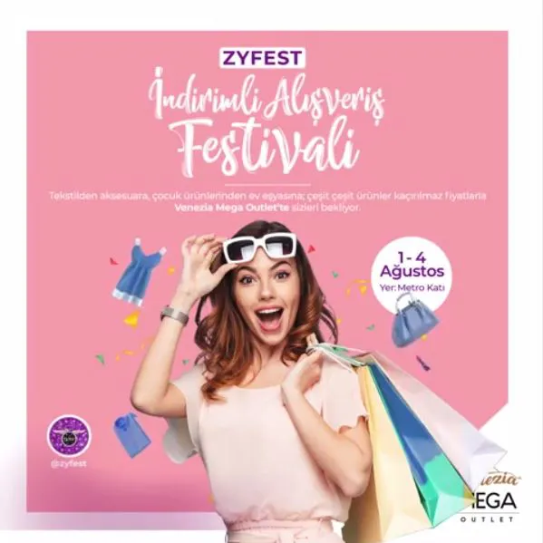 İndirimli Alışveriş Festivali ZYFEST Venezia’da!