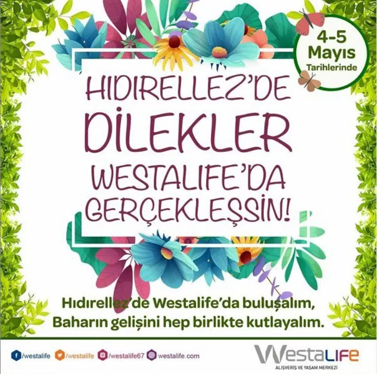 Hıdrellez'de Dilekler Westalife'da gerçekleşsin!