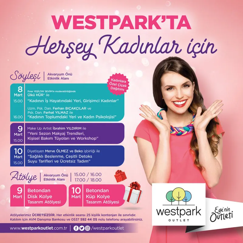 Westpark'ta Herşey Kadınlar İçin!