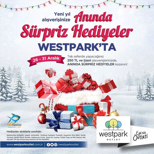 Yeni Yıl Hediyeniz Westpark’tan!