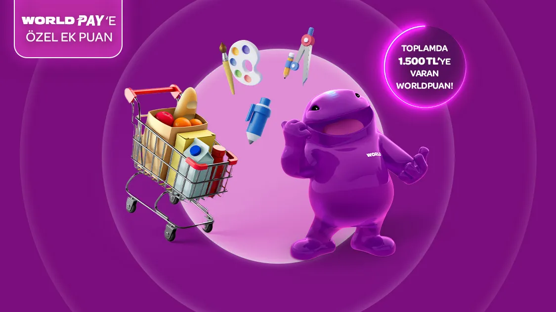 Worldcard ile Market ve Kırtasiye İndirimi