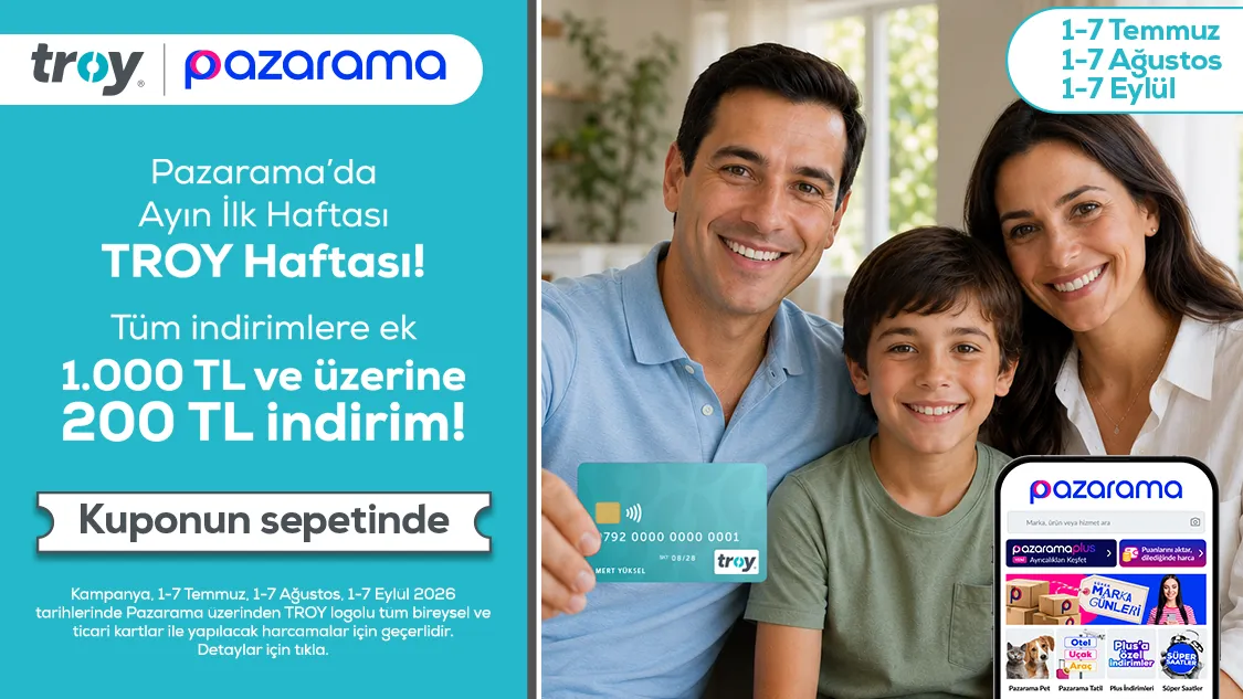 Worldcard ile Pazarama TROY Haftası: İndirim Fırsatı