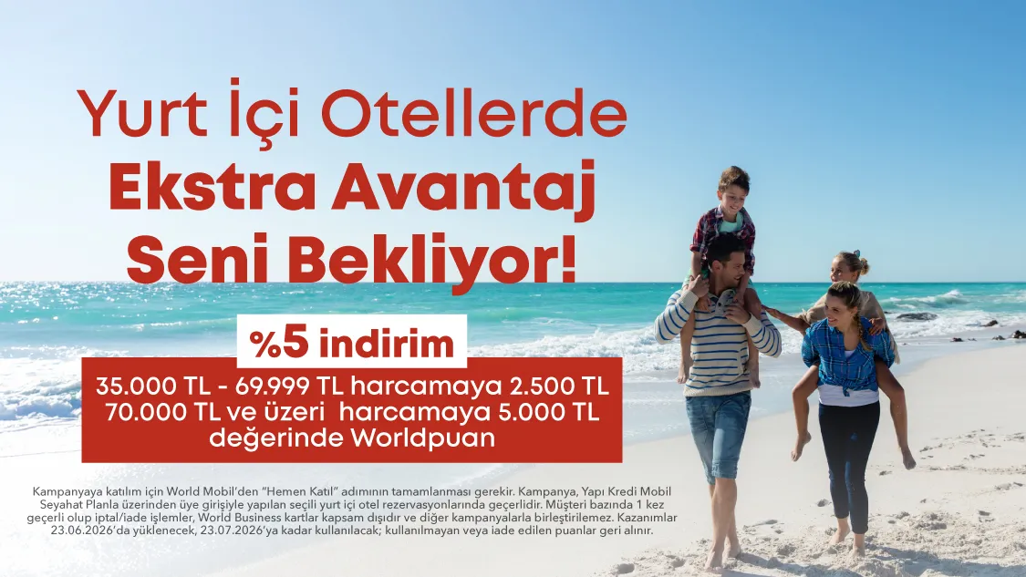 Worldcard ile Setur Seyahat Kampanyası: 5.000 TL Worldpuan
