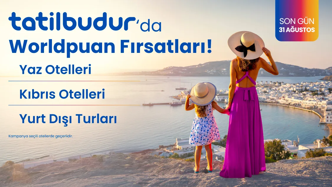 Worldcard ile TatilBudur Kampanyası: 7.500 TL Worldpuan!