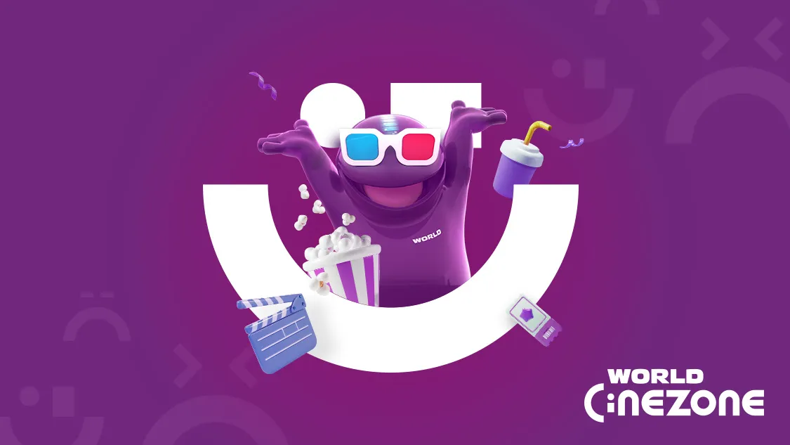 Worldcard ile World Cinezone sinema büfelerindeki yeme-içme harcamalarında %10 indirim!