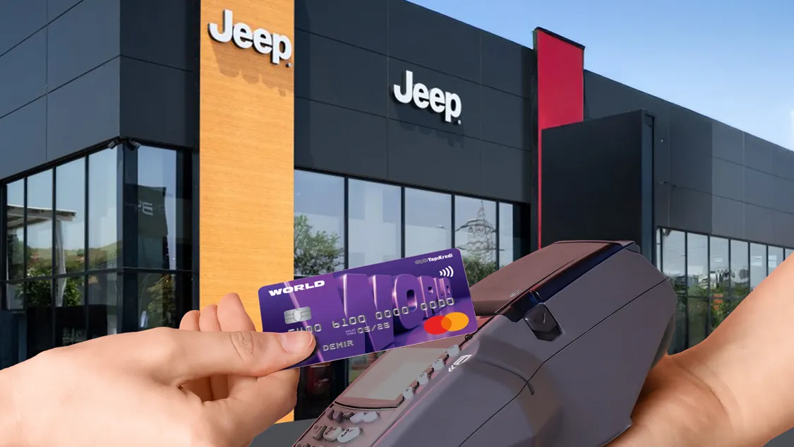 Worldcard ile World’e özel Jeep Yetkili Servislerde peşin fiyatına 6 taksit fırsatı!