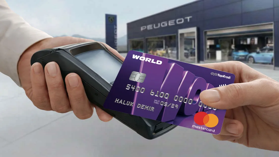 Worldcard ile World’e özel Peugeot Yetkili Servislerde peşin fiyatına 6 taksit fırsatı!