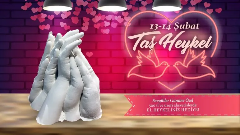 Yeşilyurt AVM 14 Şubat Sevgililer Günü / Taş Heykel Etkinliği!