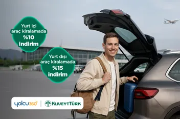 Yolcu360 ile Araç Kiralama İndirimi! Kuveyt Türk Kartına Özel %10-%15 Fırsat