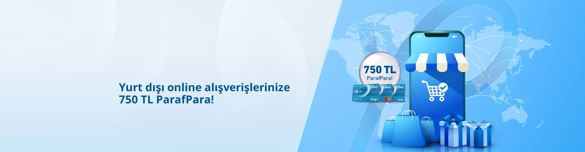 ParafPara ile Yurt Dışı Alışverişlerinde 750 TL İndirim