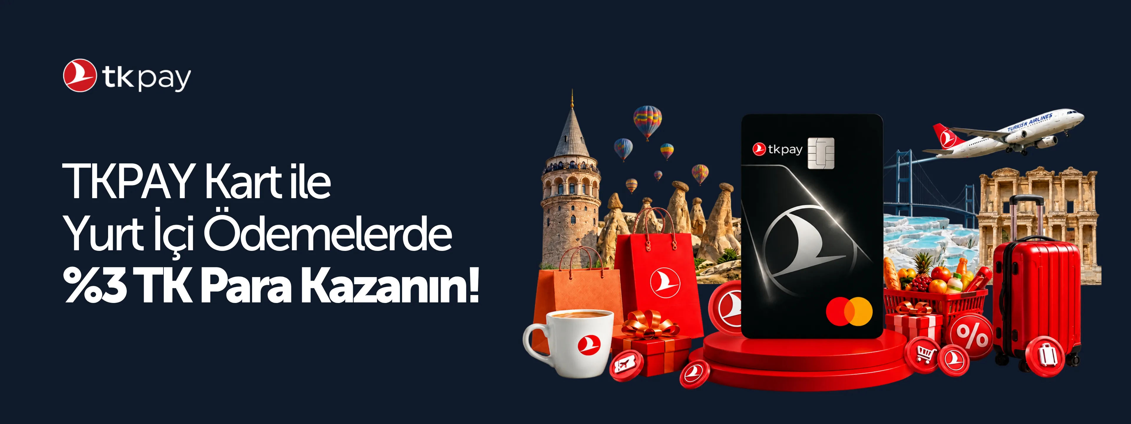 TK Para Kampanyası: Yurt İçi Harcamalarda %3!