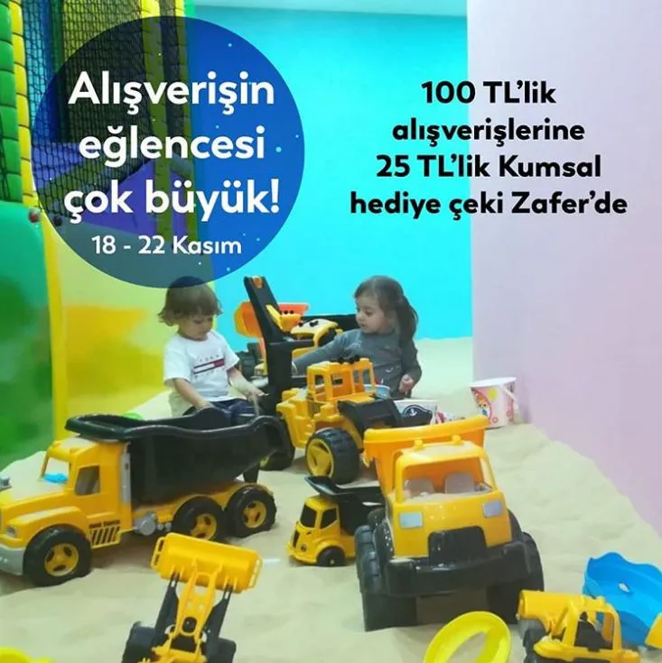 Zafer'den Kumsal'da Geçerli 25 TL Hediye Çeki Fırsatı!