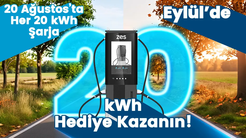 Zes 8 Yaş Kampanyası: Elektrikli Araç Şarjında Hediye Kuponu