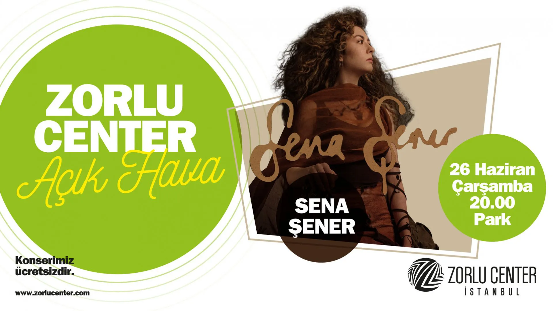 Sena Şener Zorlu Center Açık Hava Konseri! Sena Şener Zorlu Center Açık Hava Konseri!