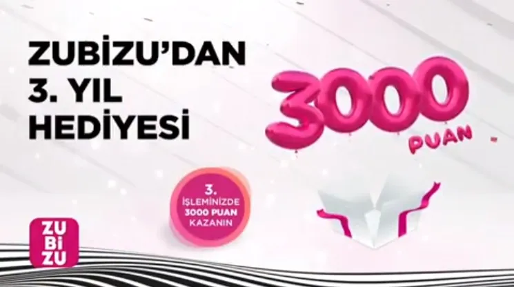 ZUBİZU 3. yaşını kutluyor! 